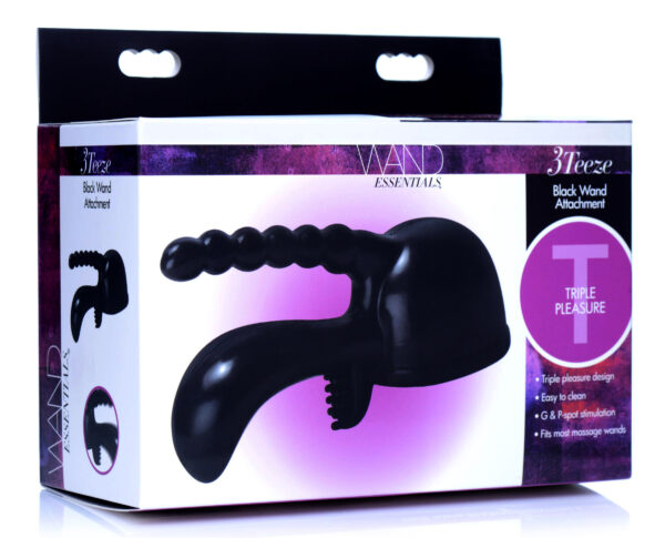 Wand Essentials 3Teez Attachment Boxed- Black