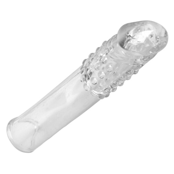 Thick Stick Clear Textured Penis Extender