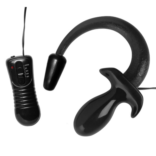 Vibrating Dog Tail Butt Plug