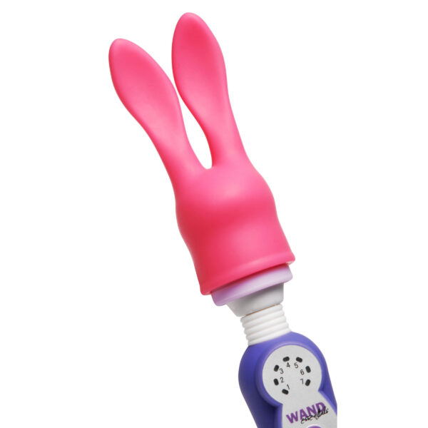 Silicone Bunny Attachment for Small Wand Massagers