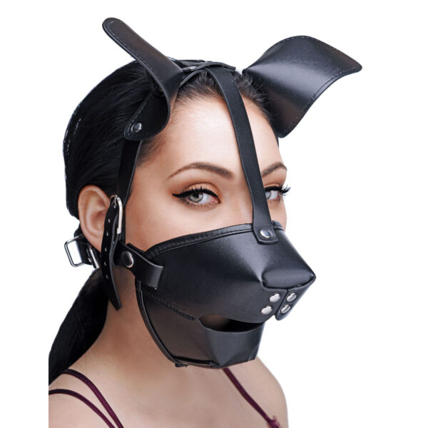 Pup Puppy Play Hood and Breathable Ball Gag