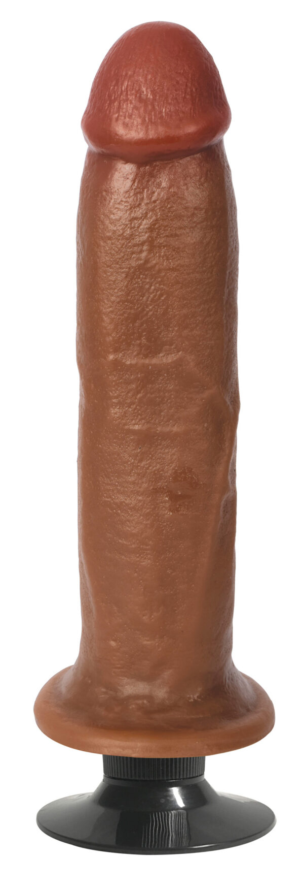 Jock Dark Bareskin Vibrating Dildo - 8 Inch