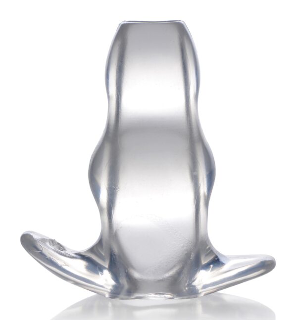 Clear View Hollow Anal Plug - Medium