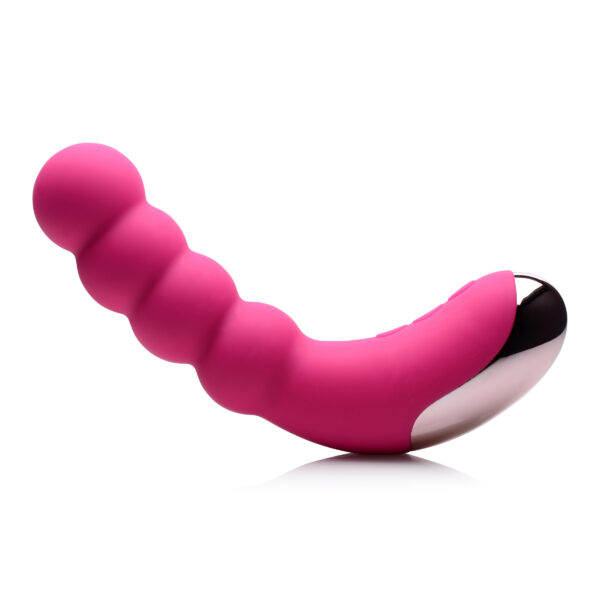 50X Silicone Beaded Vibrator - Pink