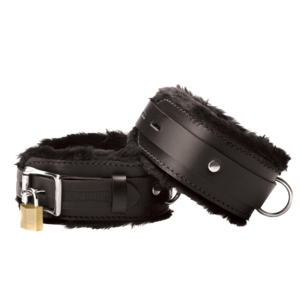 Strict Leather Premium Fur Lined Wrist Cuffs